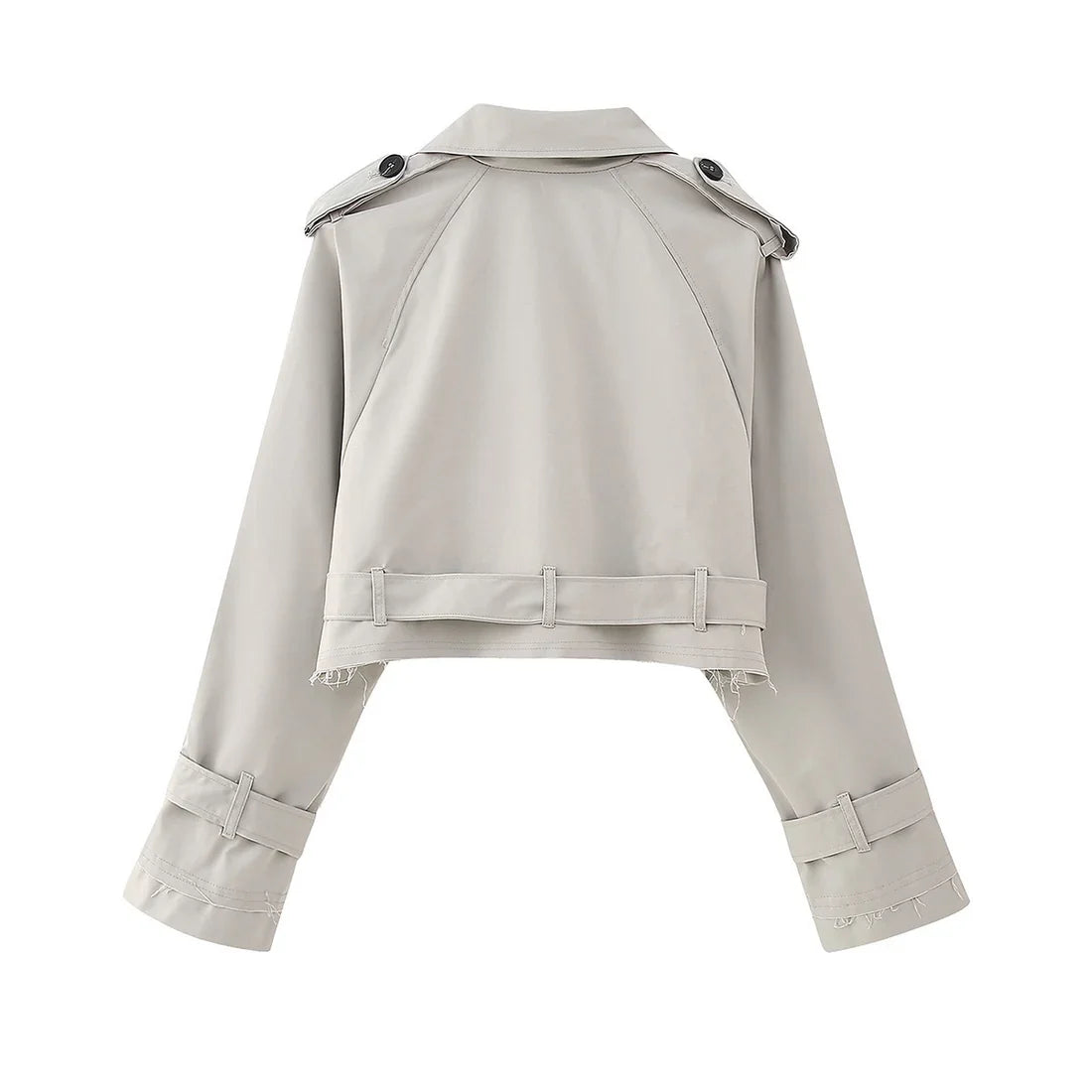 VELORE - CROPPED TRENCHCOAT