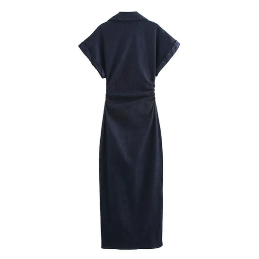 VELORE SUMMERDRESS - DENIM