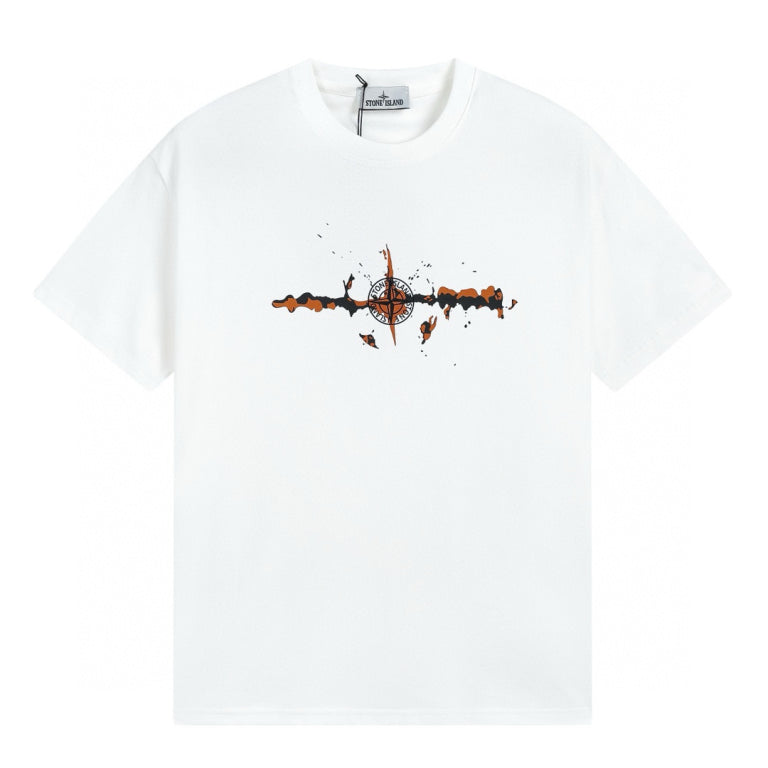 Stone Momogram Logo T-shirt