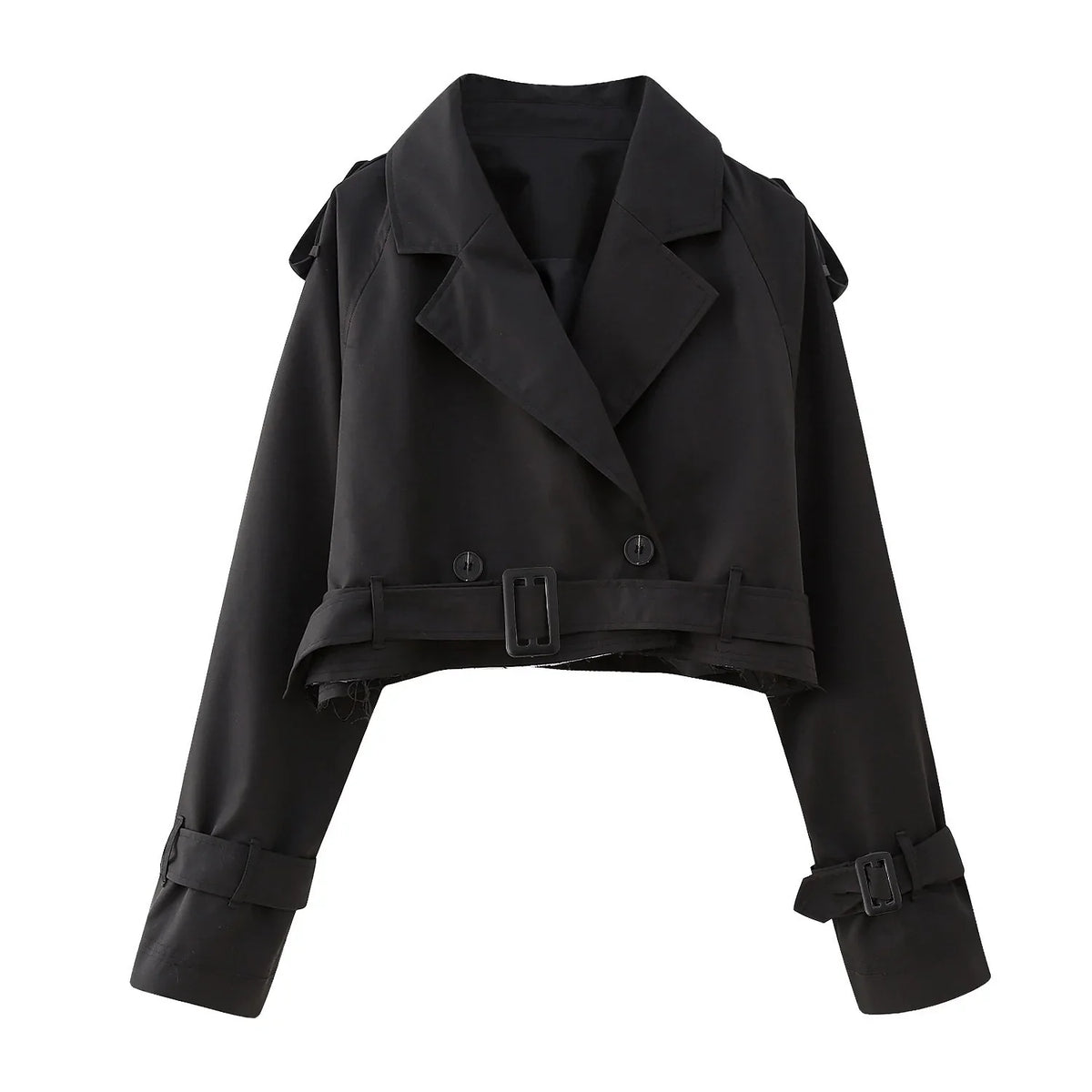 VELORE - CROPPED TRENCHCOAT