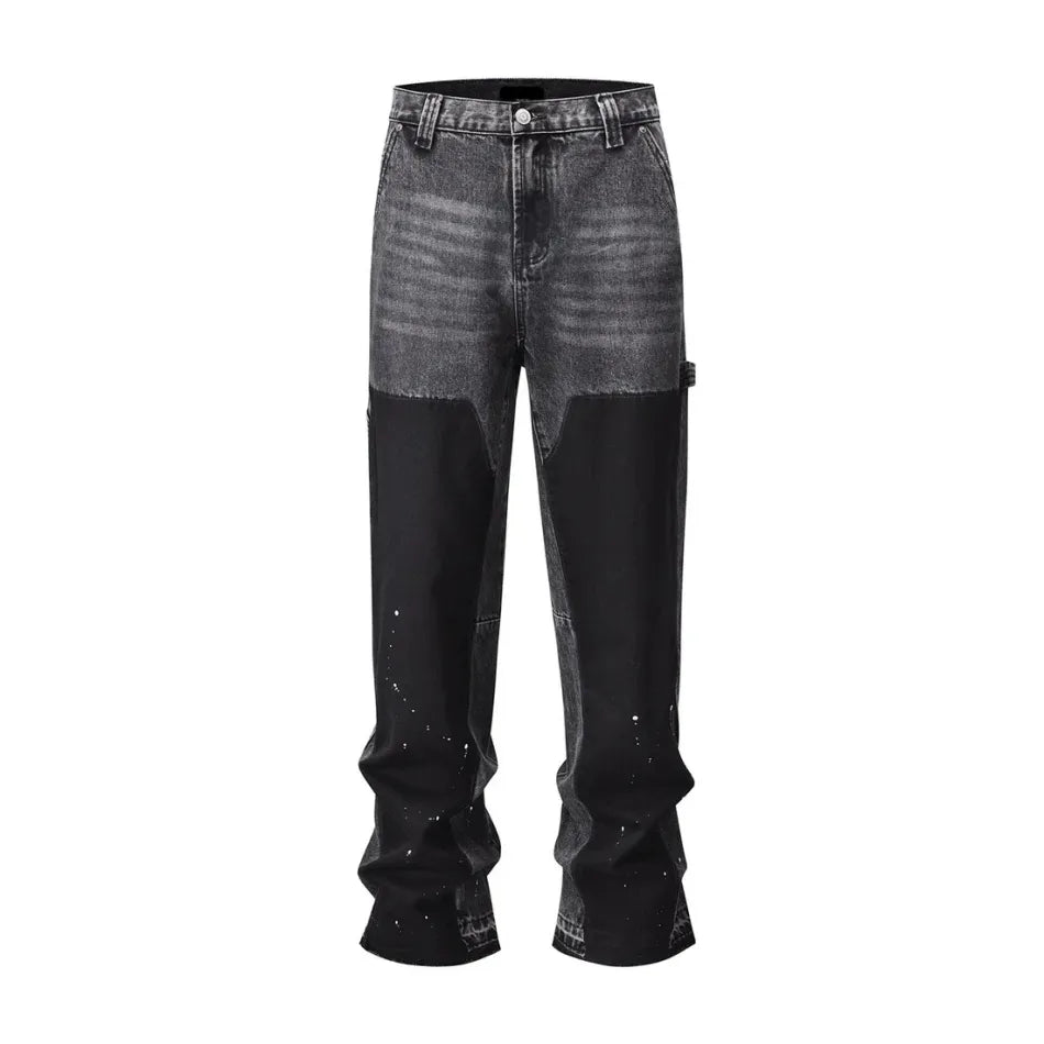 NERO - FLARED CARPENTER JEANS