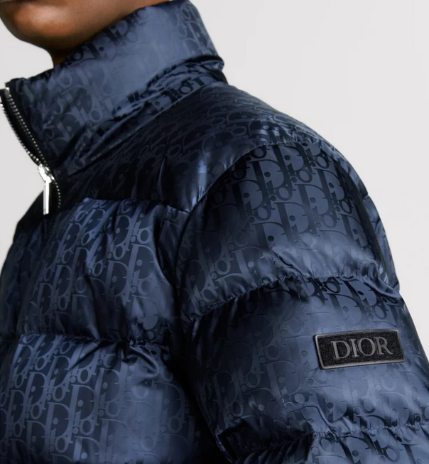 D OBLIQUE - PUFFER BLAU